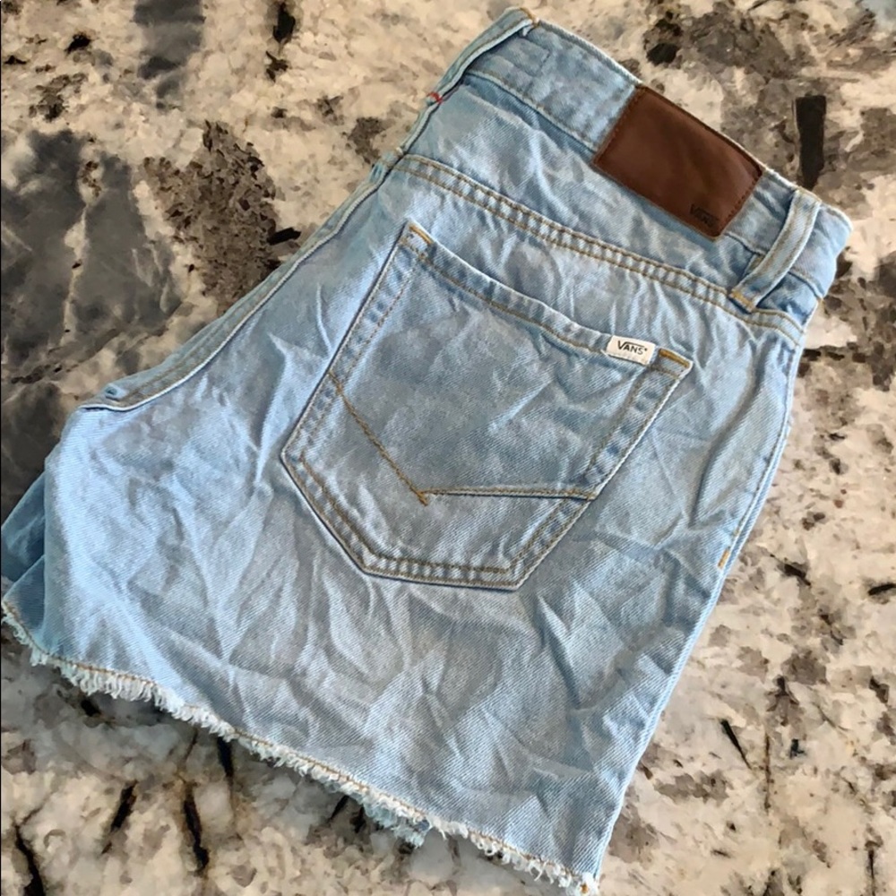 Vans Light wash jean shorts
